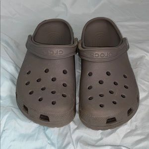 grey crocs